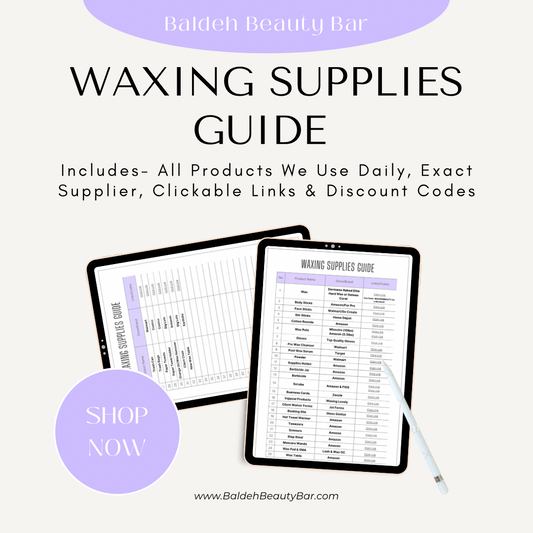 Waxing Supplies Guide